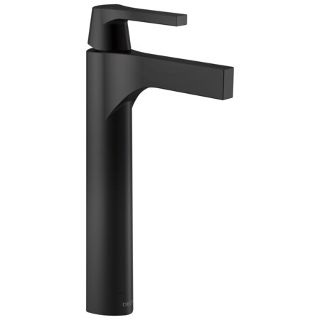 Delta Single hole installation Hole Vessel Lavatory Faucet, Matte Black 774-BL-DST